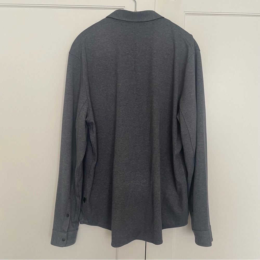 Lululemon Soft Knit Overshirt Heathered True Navy - Picture 5 of 5